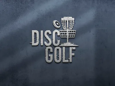 Disc Golf Logo 3d logo basket branding design disc disc golf disc golf basket disc golf logo golf graphic design logo logo design premium logo sleek logo sports sports logo tournament logo typography unique logo vector