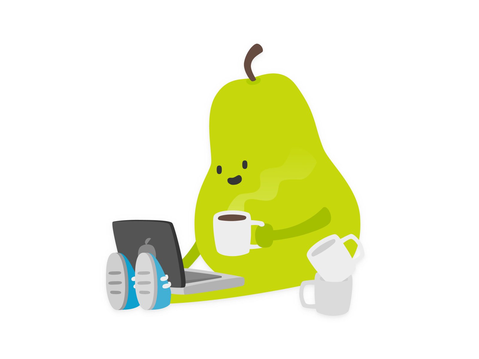 Pear programming dev developer fruit funny illustration meme pear programming software