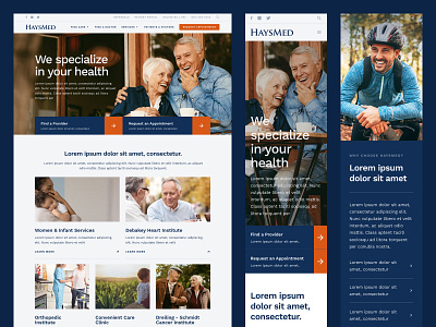 HaysMed homepage b2b branding product saas startup ui ux web design webflow