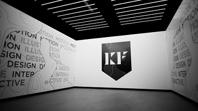 Some branding environment design. 3d animation branding c4d cinema4d design motion design