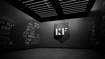 Some branding environment design. 3d animation branding c4d cinema4d design motion design