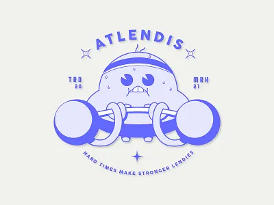 Atlendis: Badge V badge branding character design illustration logo vector