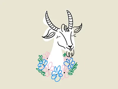 A GOAT by any other name would bleat just as sweet 🐐 design doodle funny goat illo illustration lol sketch