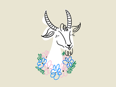 A GOAT by any other name would bleat just as sweet 🐐 design doodle funny goat illo illustration lol sketch