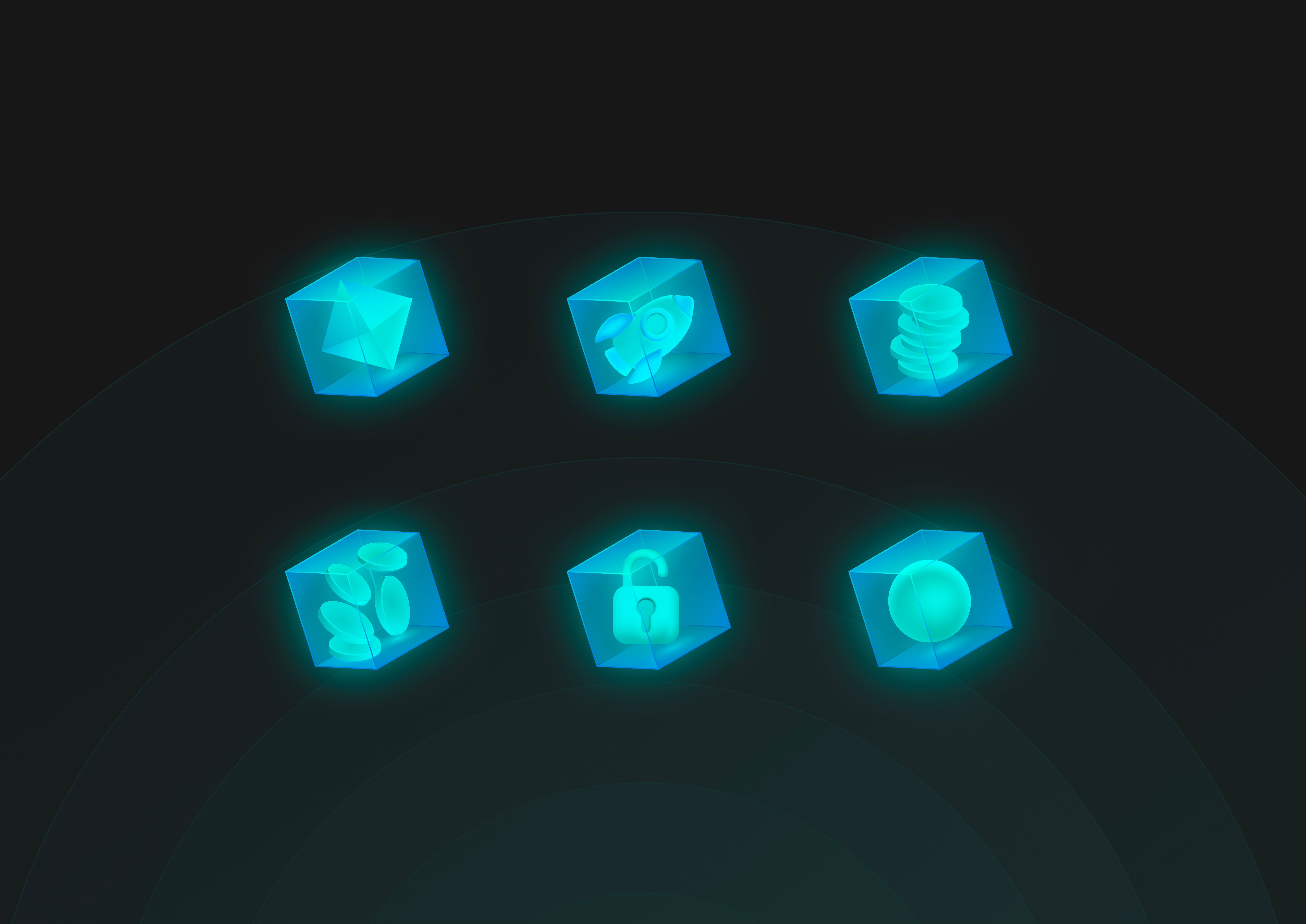 Crypto Icons branding graphic design icons illustration ui vector