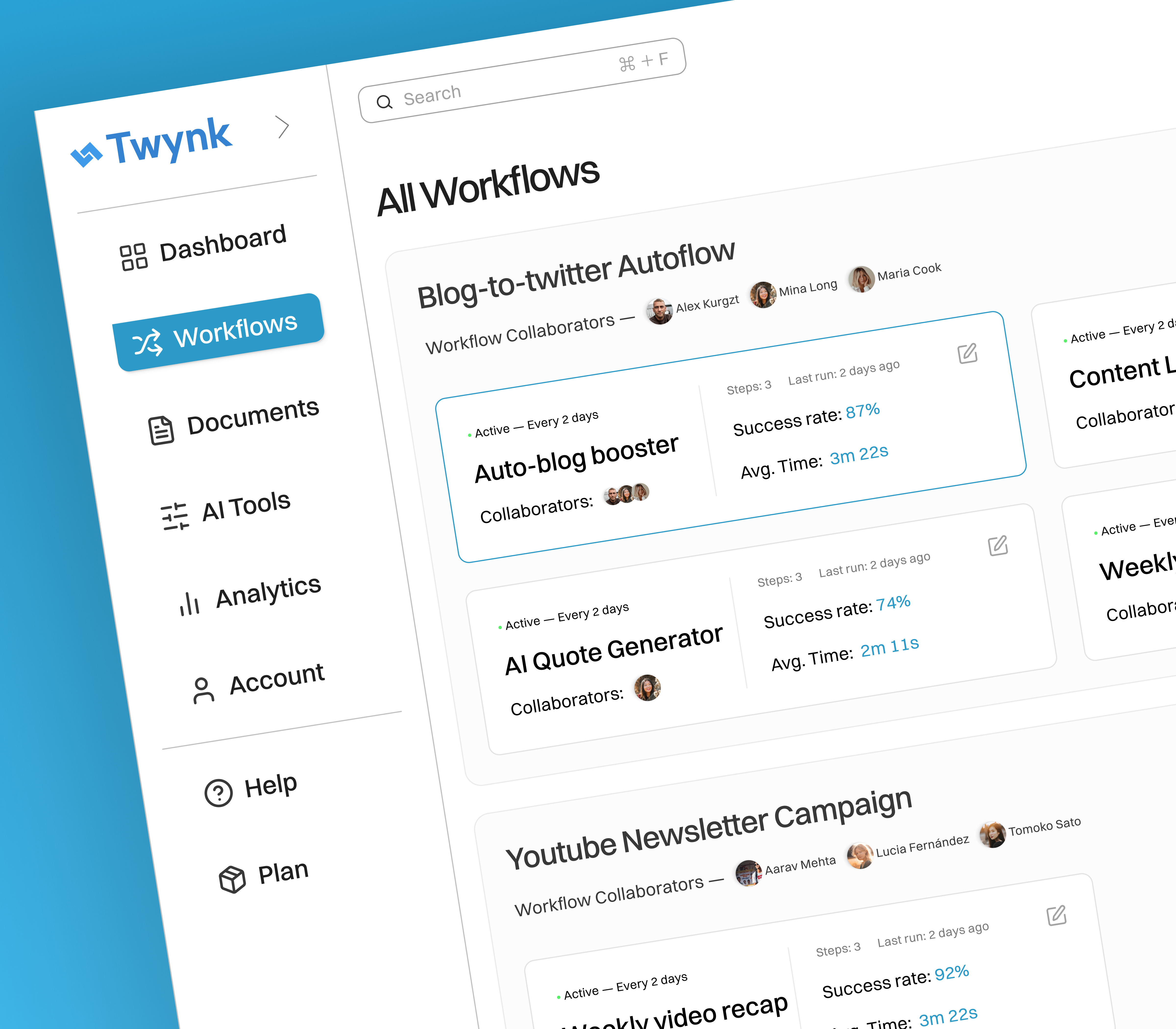 Workflow Screen - AI Powered Dashboard ai software ai tool ui animation automation tool clean design dashboard dashboard ui graphic design minimal design modern design saas dashboard saas tool software product software ui ui ux ux design web application web design web ui workflow tool