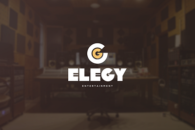 Elegy Entertainment logo design artists branding design entertainment graphic design logo music record label typography