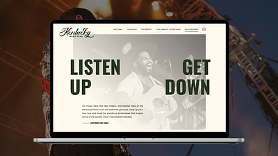 The Kentucky Music Trail - Branding & Website branding design graphic design illustration logo responsive design ui ux web design