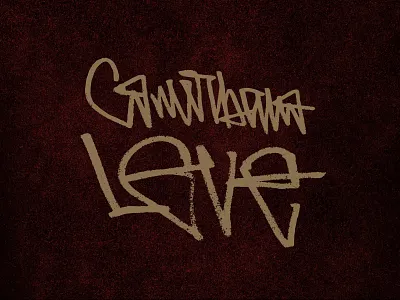 "Conurbano Love" calligraphy conurbano handstyle lettering logo street tag tag typography
