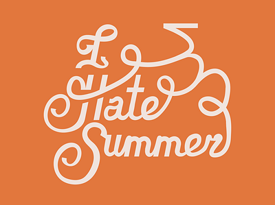 I hate summer 3d animation branding design esports graphic design illustration lettering logo logotype mascot logo motion graphics summer ui vector