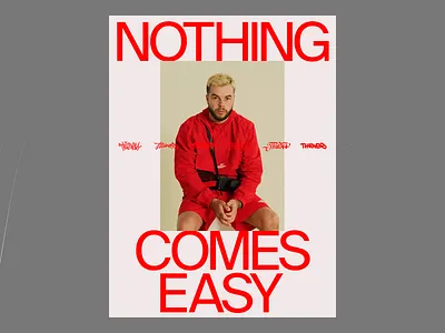 Urban Attitude Poster Design attitude poster character driven confident design contemporary poster creative message cultural statement edgy design fashion editorial impactful layout lifestyle branding modern attitude motivational quote red palette street style strong message typography urban fashion visual communication youth branding