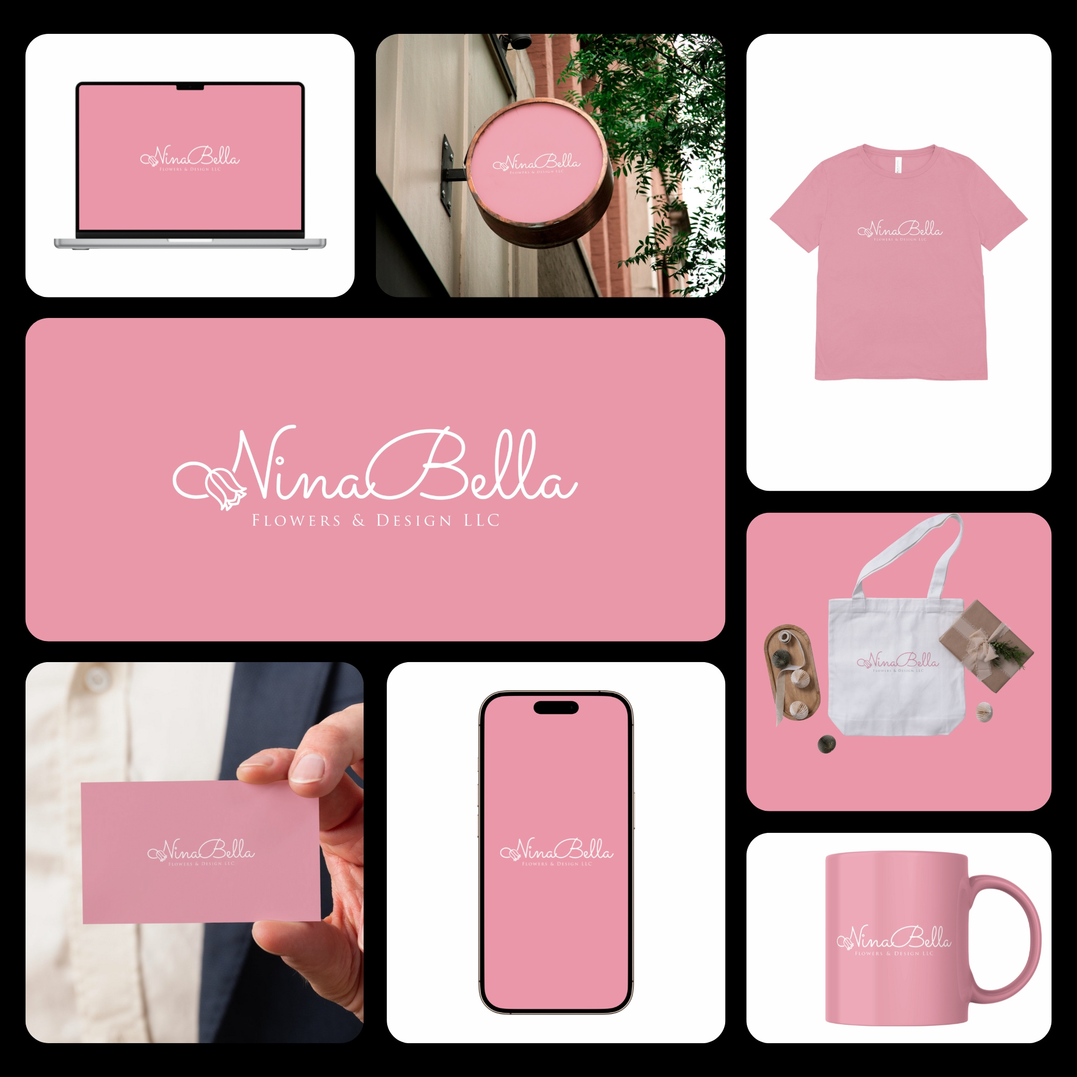 Florist Brand Identity Design brand identity branding calligraphy cursive custom logo custom type dynamic flat floral florist handmade illustration logo logo designer minimal modern script symbolic typography wordmark