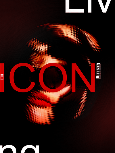ICON POSTER graphic design poster