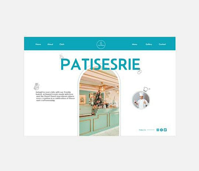 Animated Header Design For Sweet Bakery branding creative graphic design logo ui web design