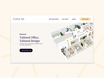 Fora Homepage branding ui ux website