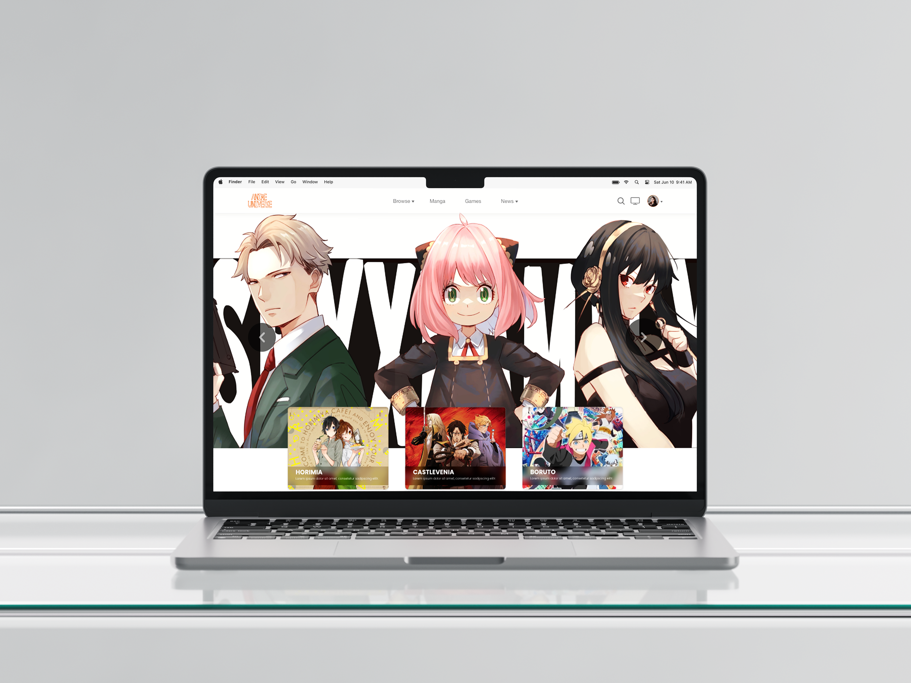 AnimeUniverse – Your Ultimate Anime Streaming Experience! animedesign animeui cleanui creativeui designdaily designforfans dribbbleshots figmadesign frontenddesign mangaui modernui otakudesign productdesign streamingplatform uiinspiration uishowcase userinterface uxuidesign webdesign websiteconcept
