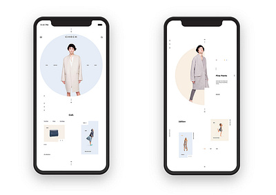 Check | Ecommerce Brand | App Design app design creative ecommerence graphic design photoshop poster design ui