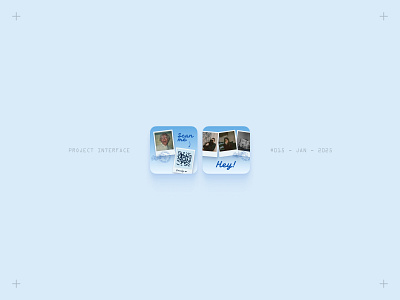 Project Interface 015 - Social Widget interface social media ui ux widget