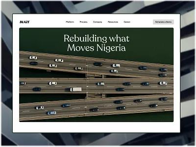 Blaze - Hero Section blaze hero section inspiritation ui
