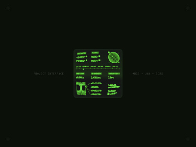 Project Interface 017 - Timeline Jumper crt dashboard interface retro ui ux widget