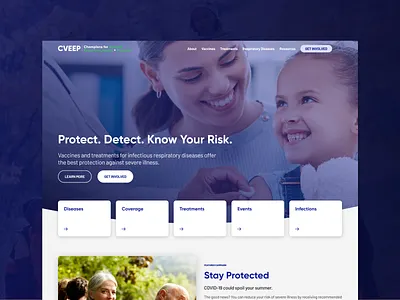 CVEEP Website branding ui ux website