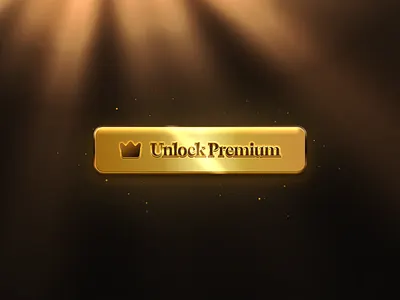 ✨ Premium Gold Button UI ✨ button chrome figma gold button gold ui graphic design illustration logo ui