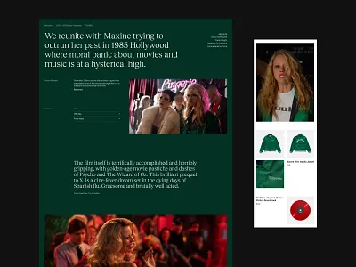 After the credits roll - pt.2 art direction branding design logo minimal typography ui web