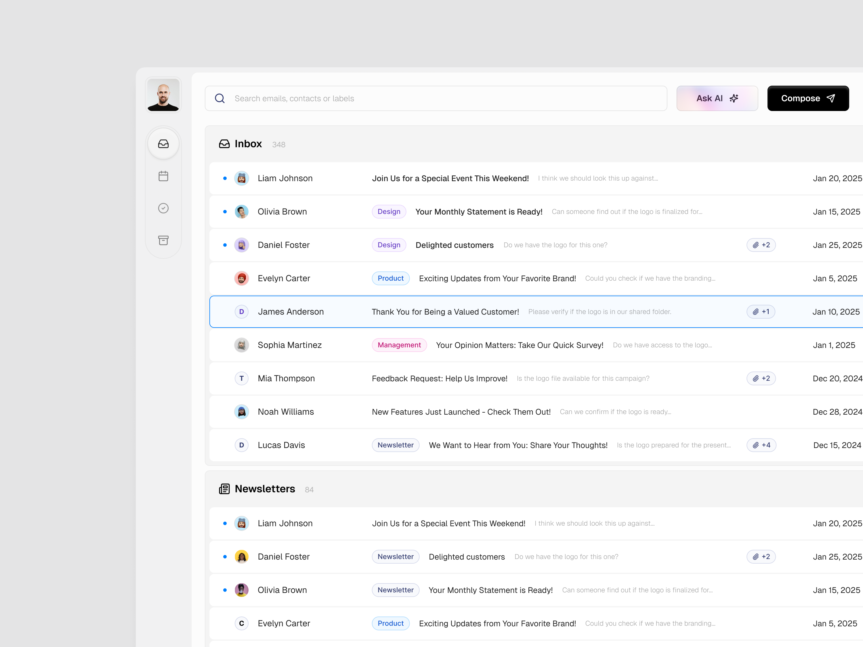 Email app dashboard inbox composer email email app email dashboard email design email marketing email newsletter email template gmail inbox webapp