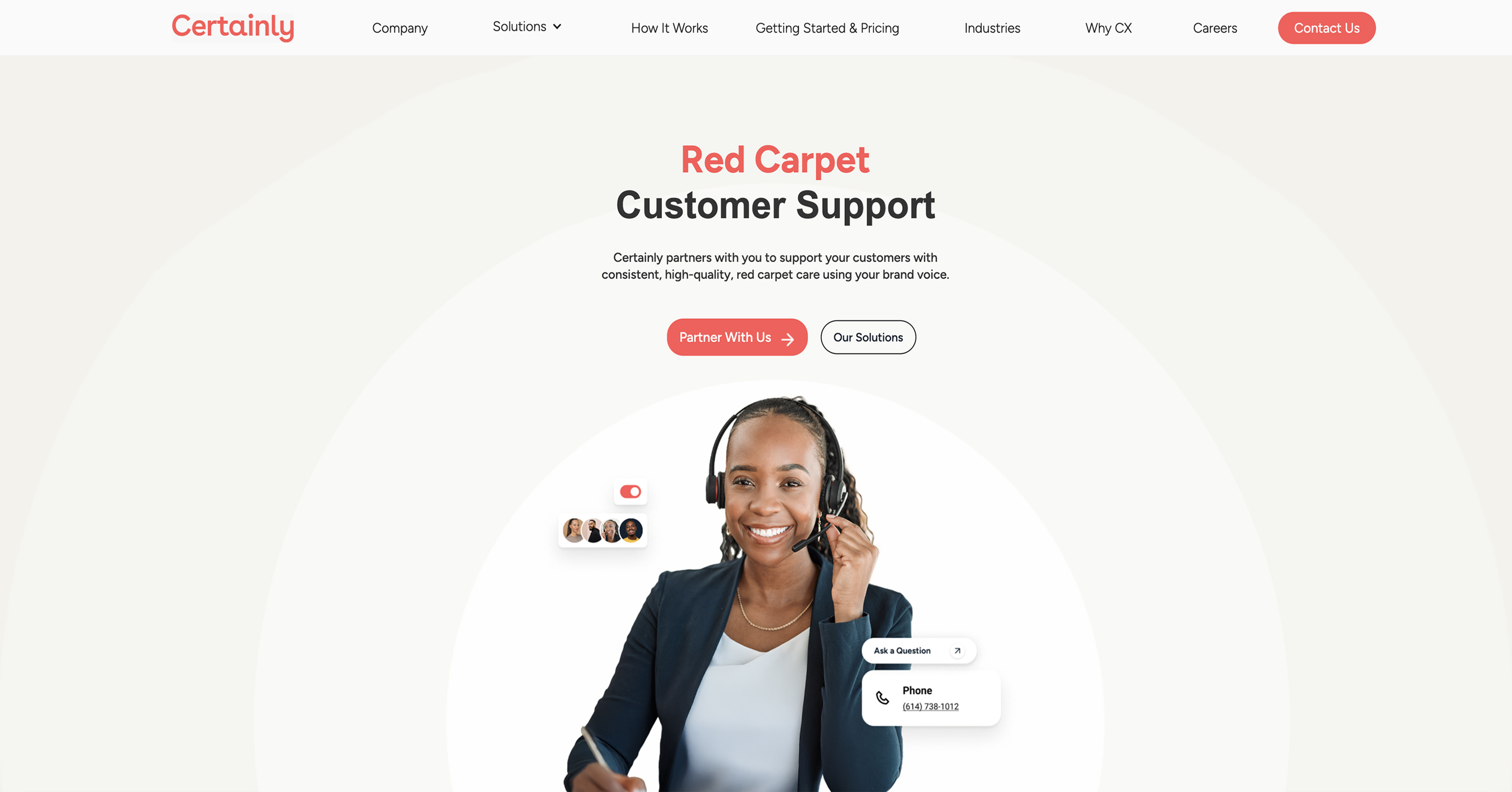 Certainly - HHRR/Outsourcing branding design figma graphic design illustration landing page logo ui ux web design