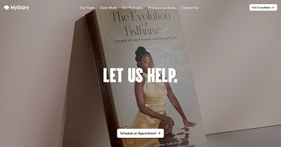 MyStory Books - Book Publishers branding design figma graphic design illustration landing page logo ui ux web design