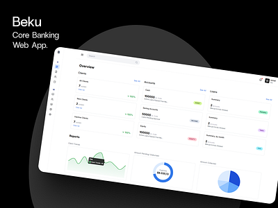 Core Banking SaaS Web App ui