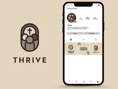 THRIVE YOUTH GROUP BRAND DESIGN branding branding package design graphic design icon illustration logo mockup social media vector