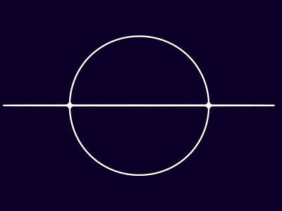 Infinite Loop Symbol abstract art animation creative creative design dark blue dark blur background design digital art icon design infinite loop infinity line art linear logo design modern modern art motion graphics orbit white lines