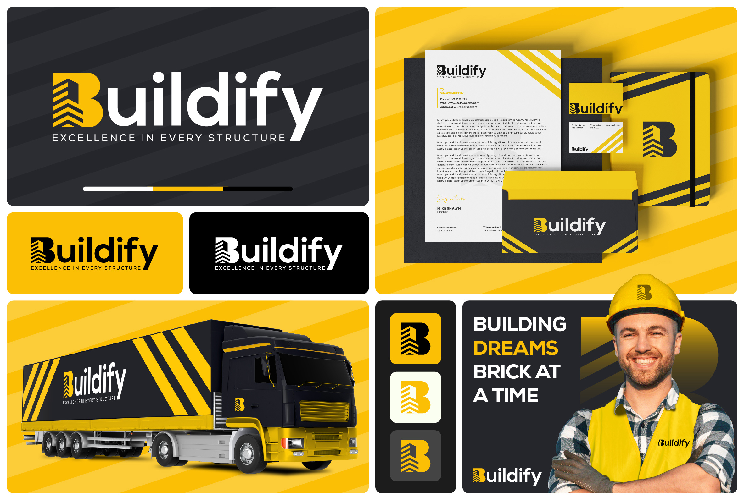 Example of Logo Design | Branding Kit & Identity