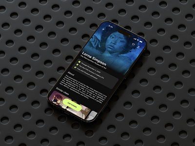 Cura Mobile App app art bold clean dark design event exhibition interface layout minimal mobile modern museum recommendation ui ux