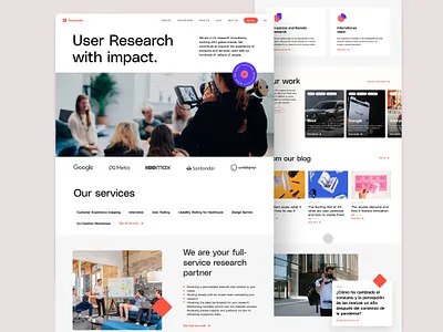 Web site design - Teacuplab research agency design agency research service design ui design user research ux design web design website
