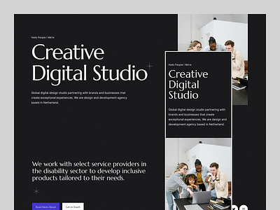 Agency Creative Studio - Template agency agency creative agency creative studio figma ui template web studio web template