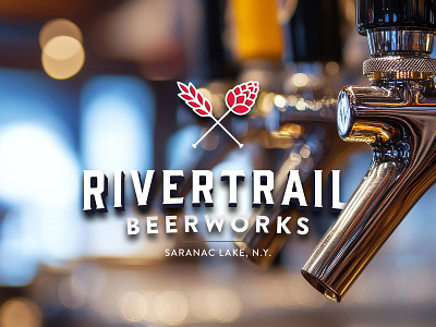 Branding Design — RiverTrail Beerworks adirondacks brand design branding brewery graphic design logo logo design restaurant restaurant branding river visual identity