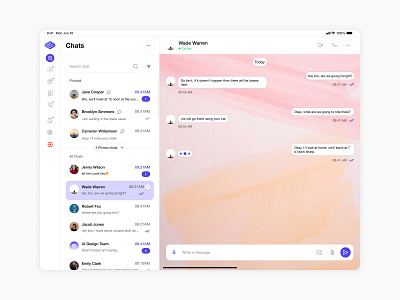 Obrolin.aja - Chatting Apps Tablet Version dashboard dashboard design figma mobile app mobile app design ui ui design ui designer uiux uiux design uiux designer ux ux design ux designer