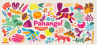 Panango - Keygraphics alebrijes animals bakery bird branding design dog fox graphic design hummingbird illustration mexico oaxaca rabbit vector