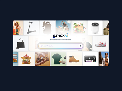 AI Shopping & Ecommerce Website I AI Shopping Assistant ai assistant b2c cart clean ecommerce fashion store graphic design item list landing page marketplace modern online store ui ui design ux web design website