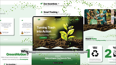GreenMotion Landing Page (Practice #1) environment landing page ui ui design