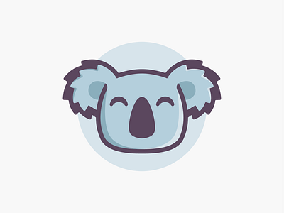 Koala! animal bear brand branding happy icon illustration koala logo mark symbol