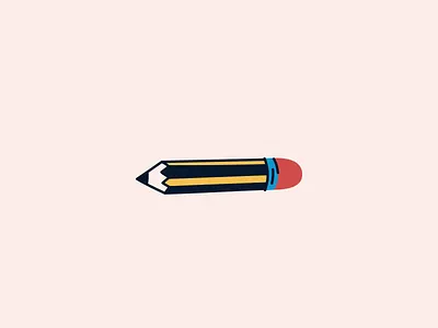 Writer cat after effects animation cat character draw gif illustration kitten loop motion pen pencil stroke