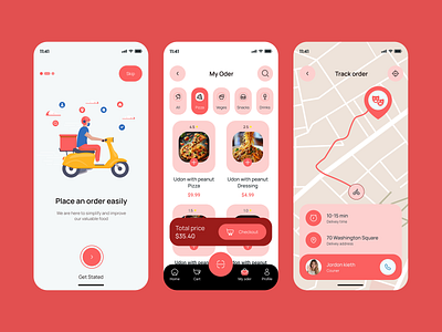 Domino's Mobile App app branding build pizza comment create owner creator pizza delivery design dominos dominos pizza food food app ios menu pizza product card ui ux