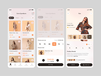 eCommerce Fashion Mobile App aparel app design clothing clothing brand ecom ecommerce ecommerce app concept ecommerce mobile app fashion brand lifestyle marketplace mobile online shop online shopping onlinestore outfit shopping app