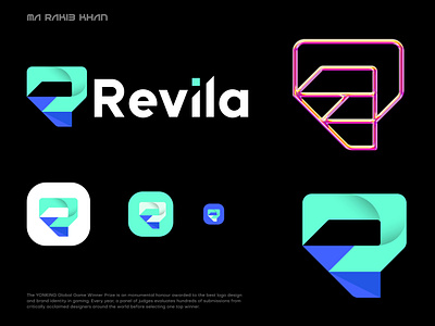 Revila Branding analytics branding business code color custom design grid guidelines icon identity illustration logo saas software space style tech type wordmark