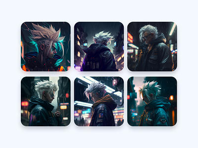 Super Saiyan + Cyber punk design illustration vector