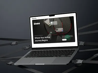 Sportify - Sport & E-Commerce Sport agency apps dashboard design design e commerce mobile app mockups design saas sport ui ux website website design website sport