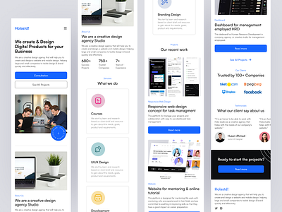 Holastd - Responsive Web Design creative agency design responsive web design ui ux website